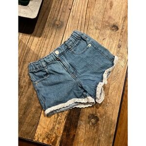 Easy‎ peasy lace girl Jean shorts size 5